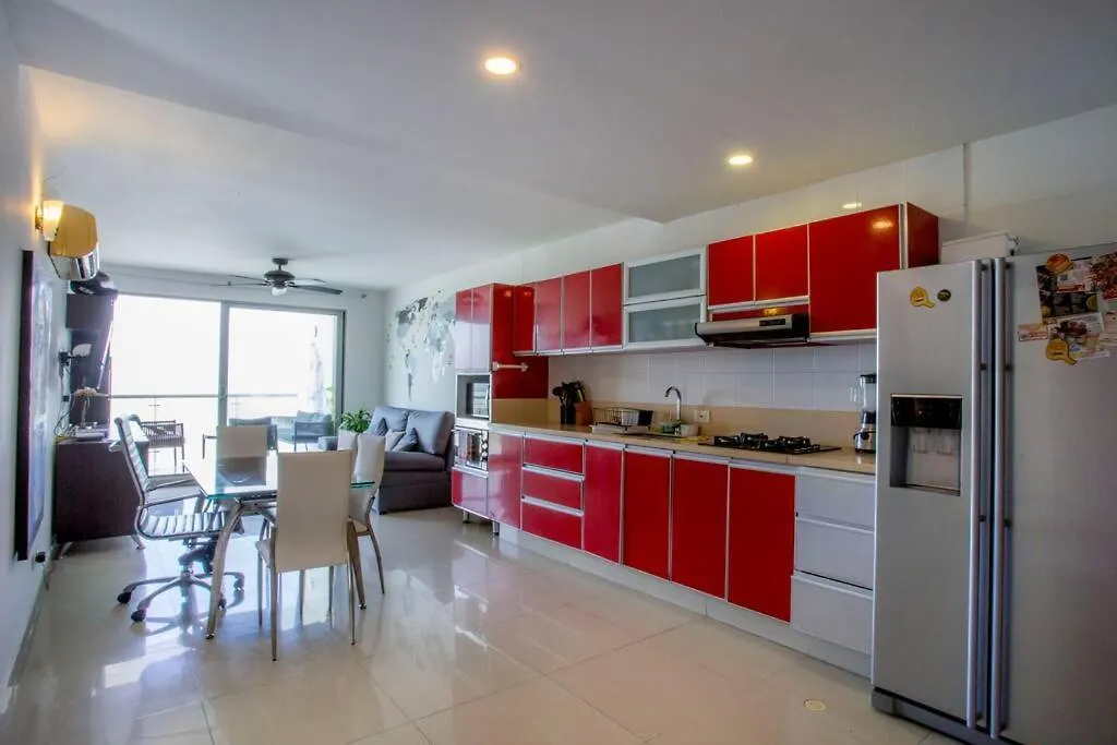 Apartament Departamento De Lujo Frente A La Playa Kartagena Kolumbia