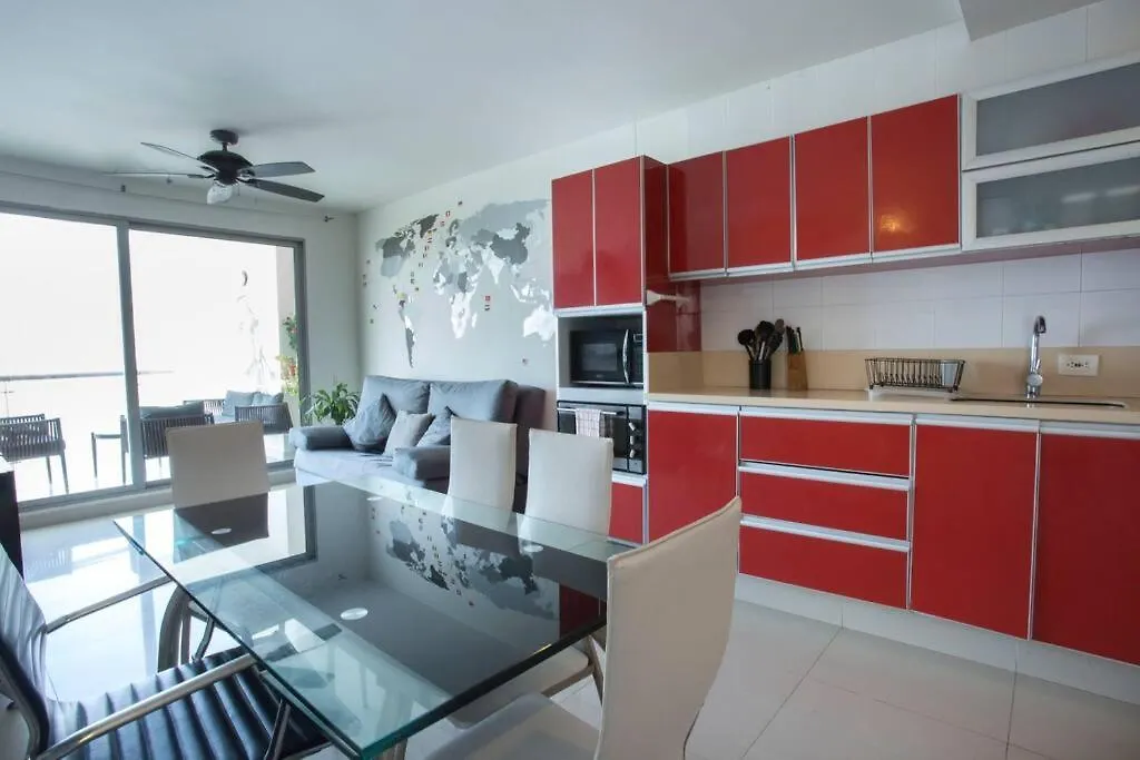 Apartament Departamento De Lujo Frente A La Playa Kartagena 0*,