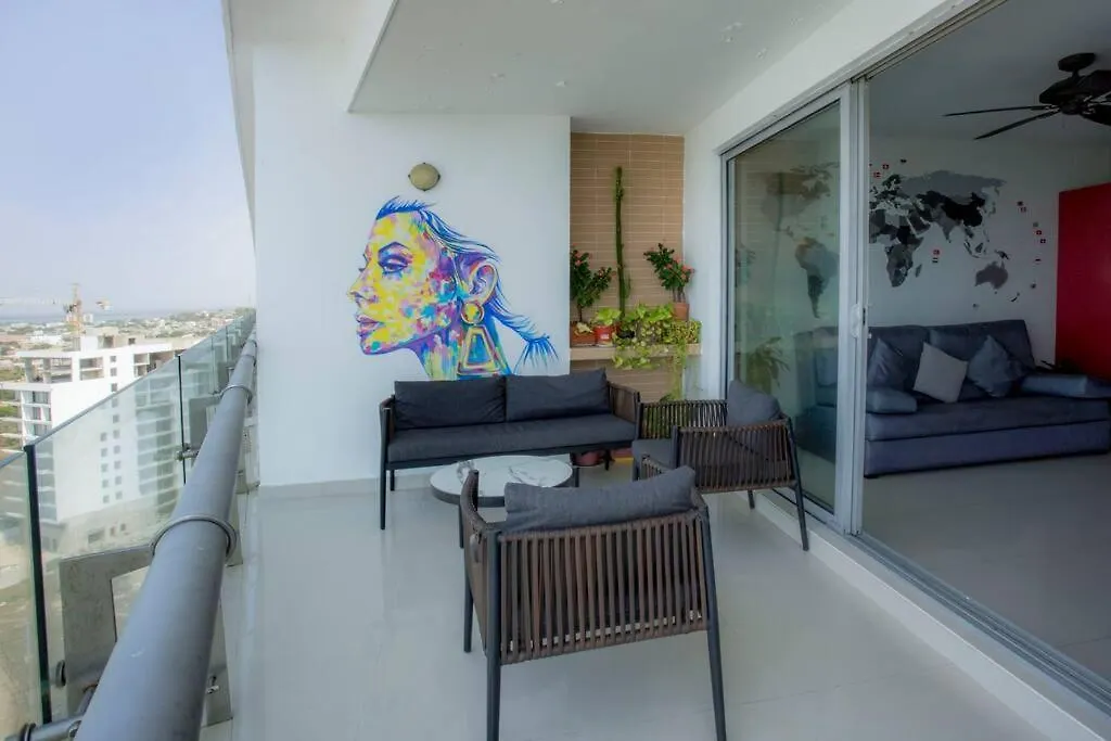Departamento De Lujo Frente A La Playa Apartment Cartagena 0*,  Colombia
